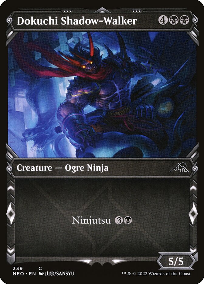 Card Scan of Dokuchi Shadow-Walker | NEO (Ninja Showcase)
