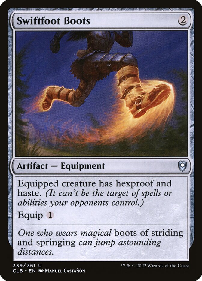 Card Scan of Swiftfoot Boots | CLB