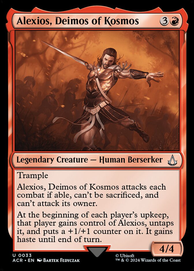 Card Scan of Alexios, Deimos of Kosmos | ACR