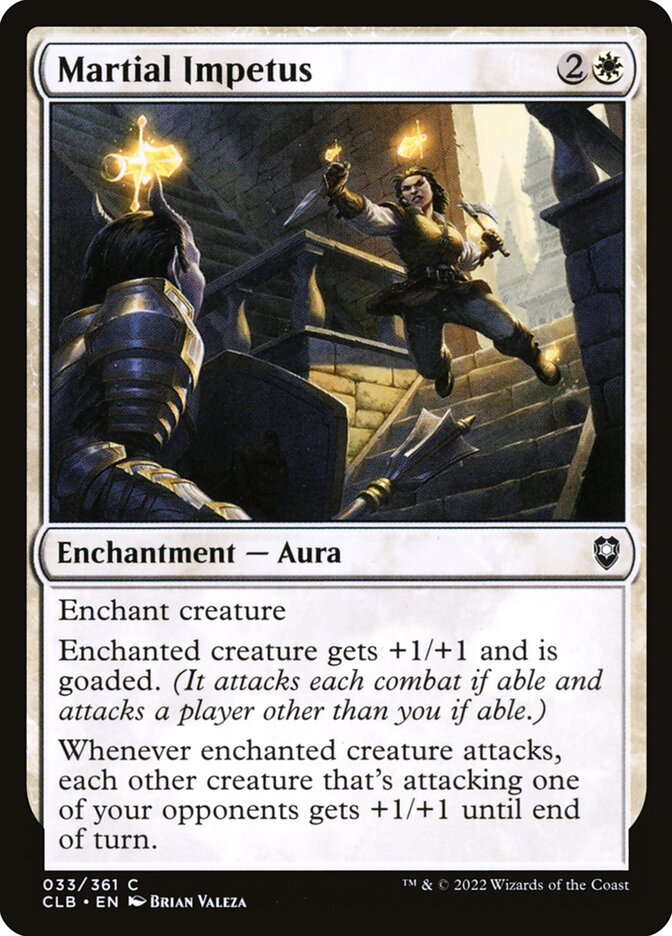 Card Scan of Martial Impetus | CLB