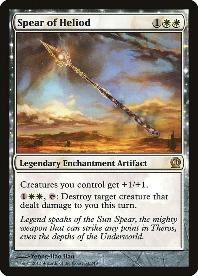 Card Scan of Spear of Heliod | THS