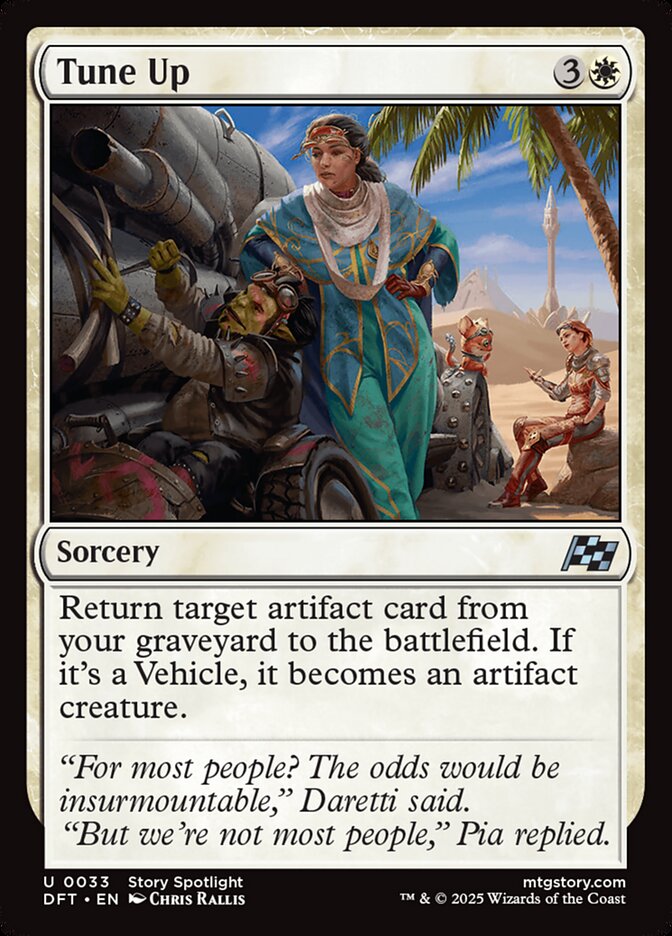 Card Scan of Tune Up | DFT