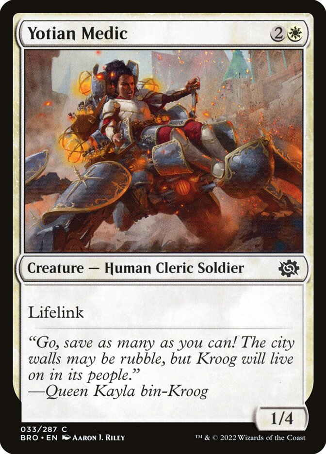 Card Scan of Yotian Medic | BRO
