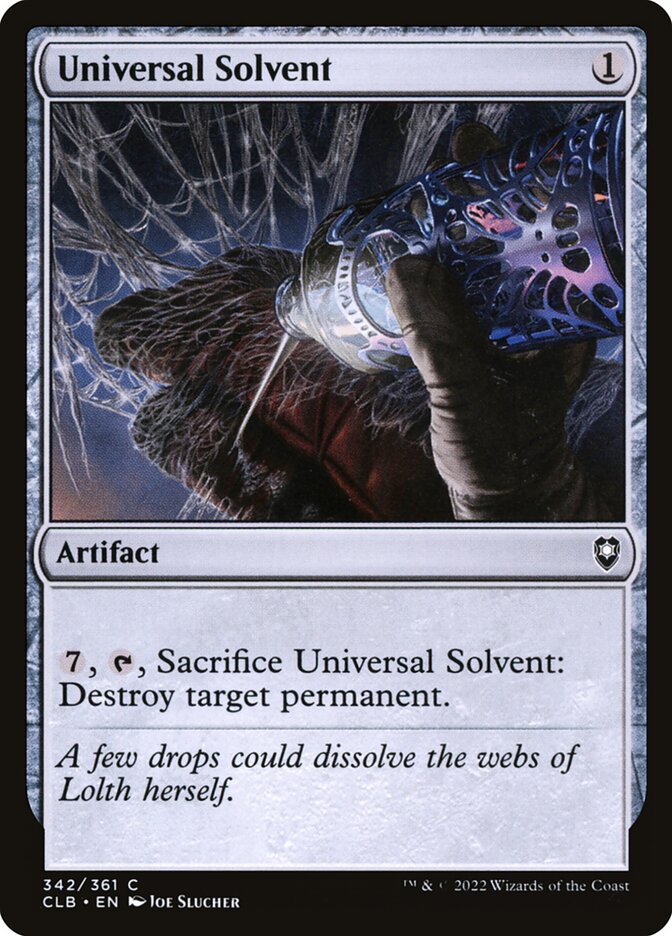 Card Scan of Universal Solvent | CLB