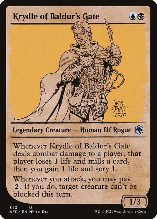 Krydle of Baldur's Gate | AFR (Rulebook Art Showcase)