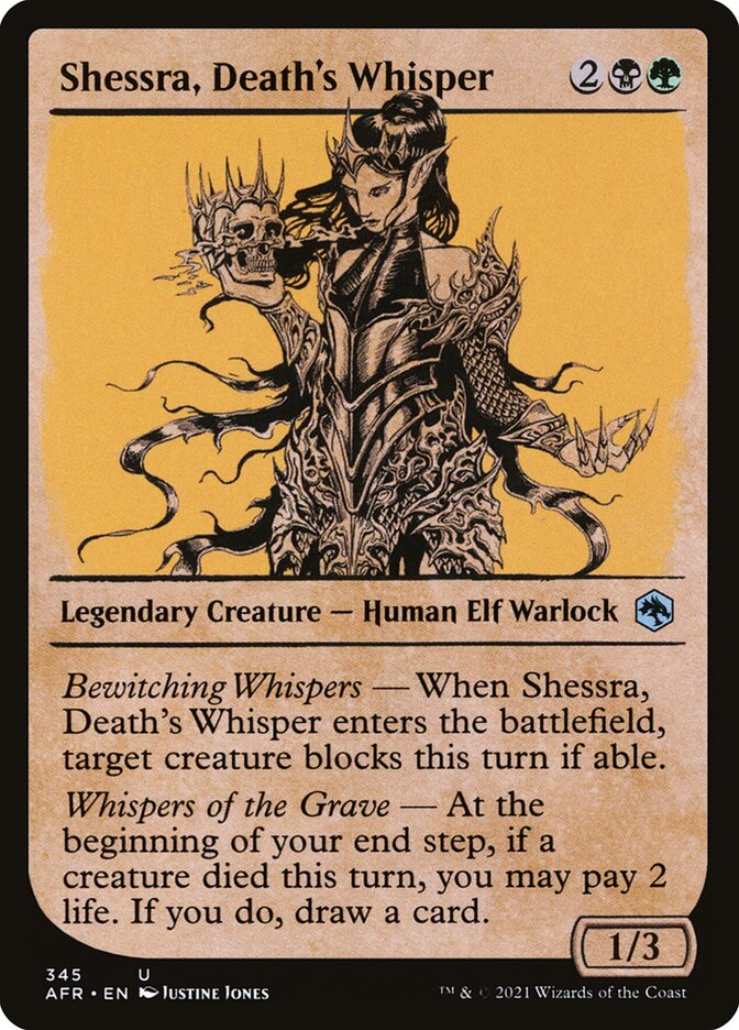 Shessra, Death's Whisper | AFR (Rulebook Art Showcase)