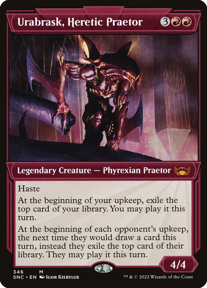 Urabrask, Heretic Praetor | Showcase | SNC (Foil) - Card Scan