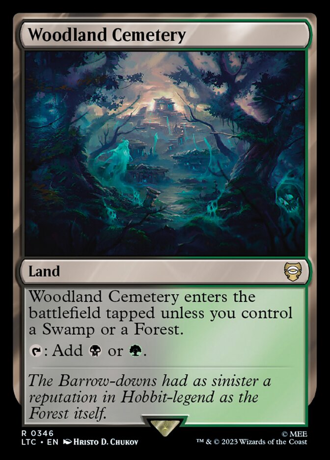 Card Scan of Woodland Cemetery | LTC