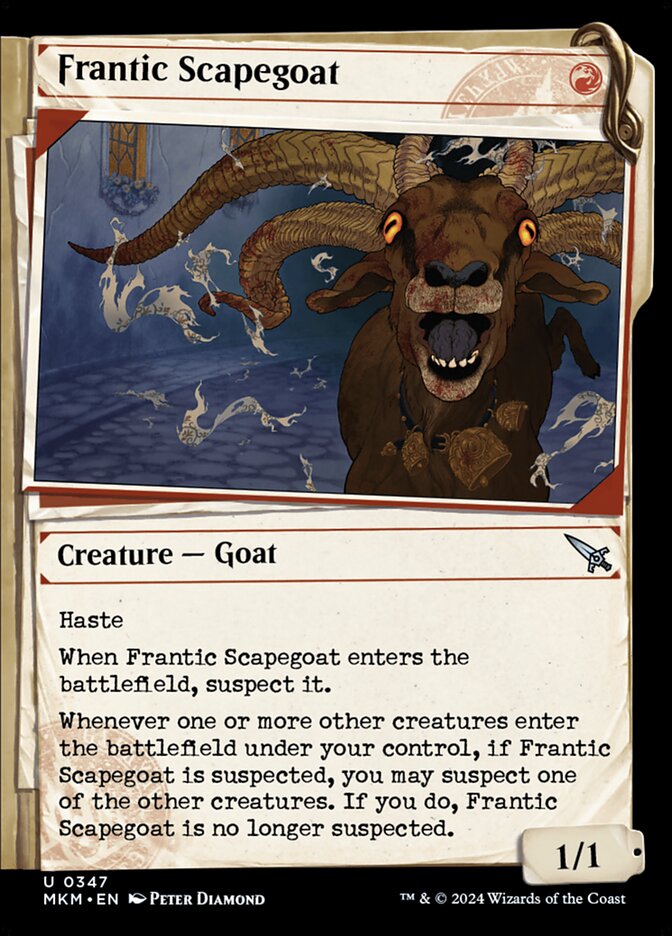 Card Scan of Frantic Scapegoat | MKM (Dossier Showcase)