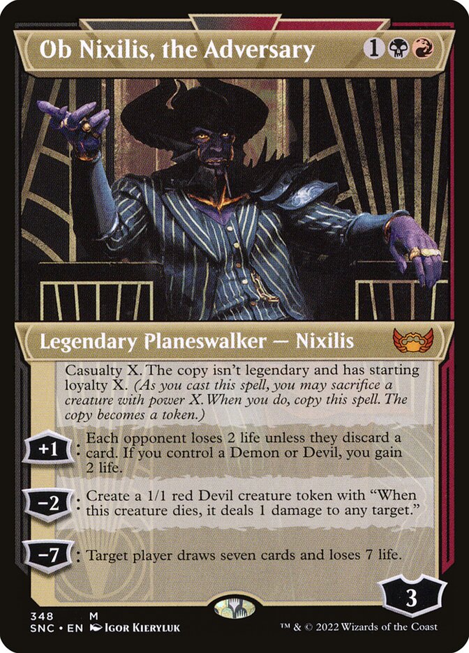 Ob Nixilis, the Adversary | Showcase | SNC - Card Scan