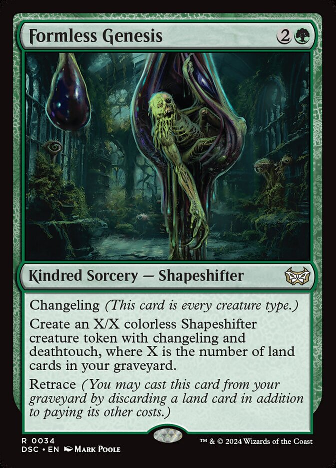Card Scan of Formless Genesis | DSC
