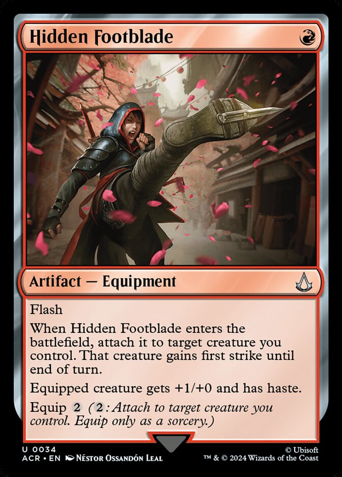 Card Scan of Hidden Footblade | ACR