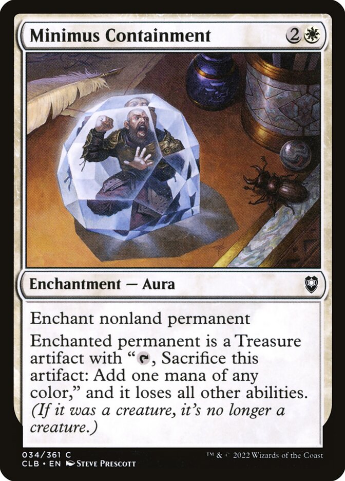 Card Scan of Minimus Containment | CLB