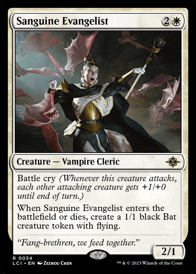 Card Scan of Sanguine Evangelist | LCI