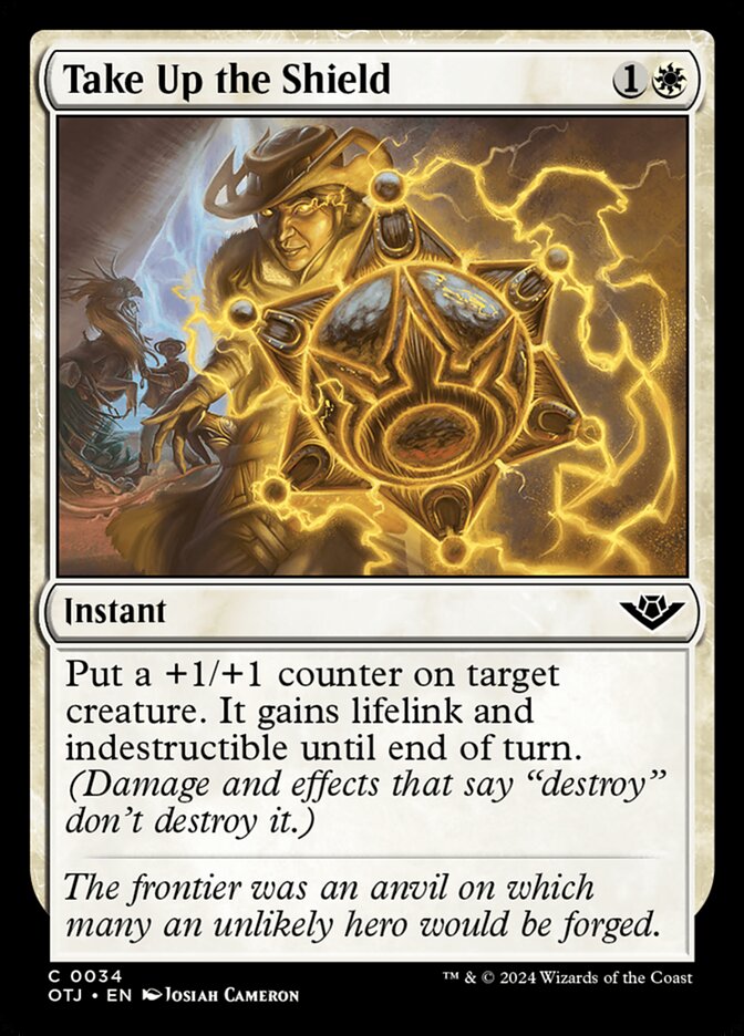 Card Scan of Take Up the Shield | OTJ