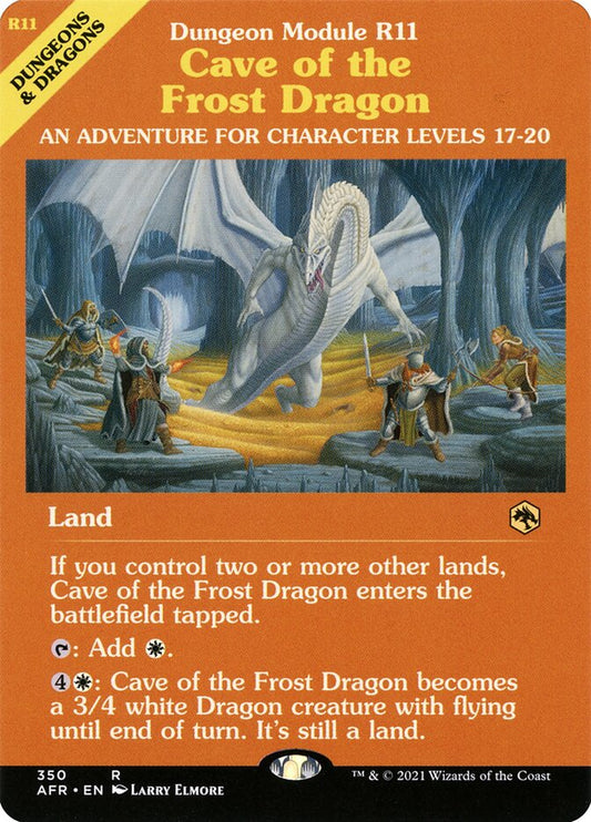 Cave of the Frost Dragon | AFR (Rulebook Art Showcase)