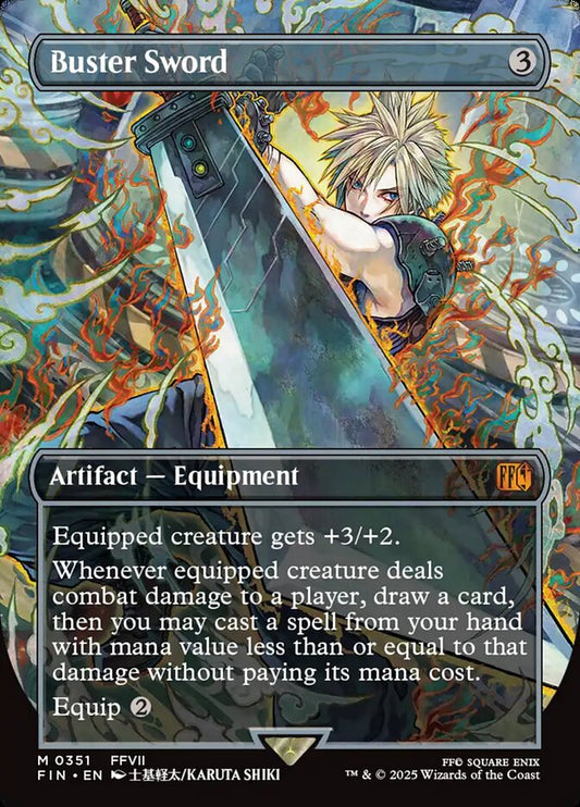 Buster Sword | FIN (Borderless Alternate Art)