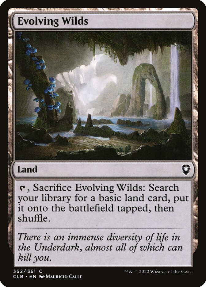 Card Scan of Evolving Wilds | CLB