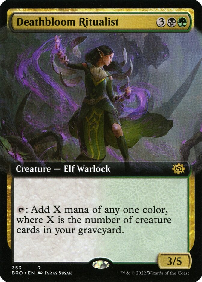 Deathbloom Ritualist | BRO (Extended Art)