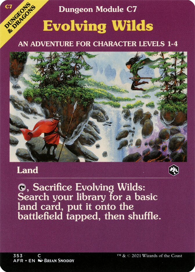 Evolving Wilds | Dungeon Module | AFR (Foil)