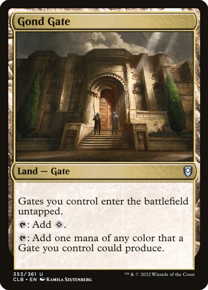 Card Scan of Gond Gate | CLB