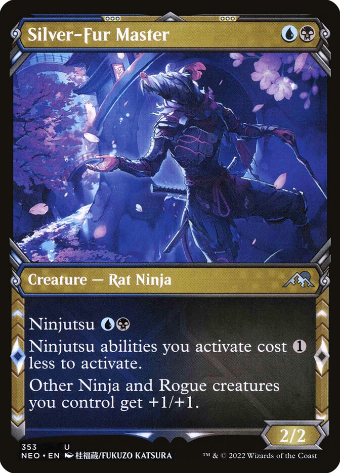 Card Scan of Silver-Fur Master | NEO (Ninja Showcase)