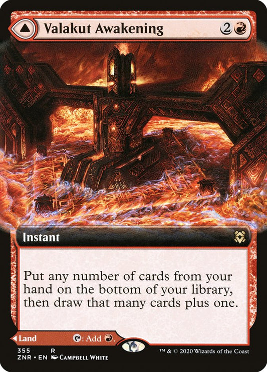 Valakut Awakening // Valakut Stoneforge | ZNR (Extended Art)