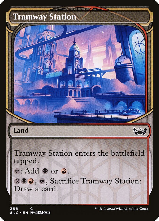 Tramway Station | Showcase | SNC (Foil) - Card Scan