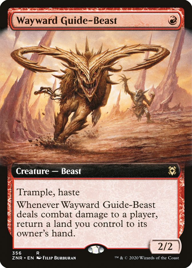 Wayward Guide-Beast | ZNR (Extended Art)