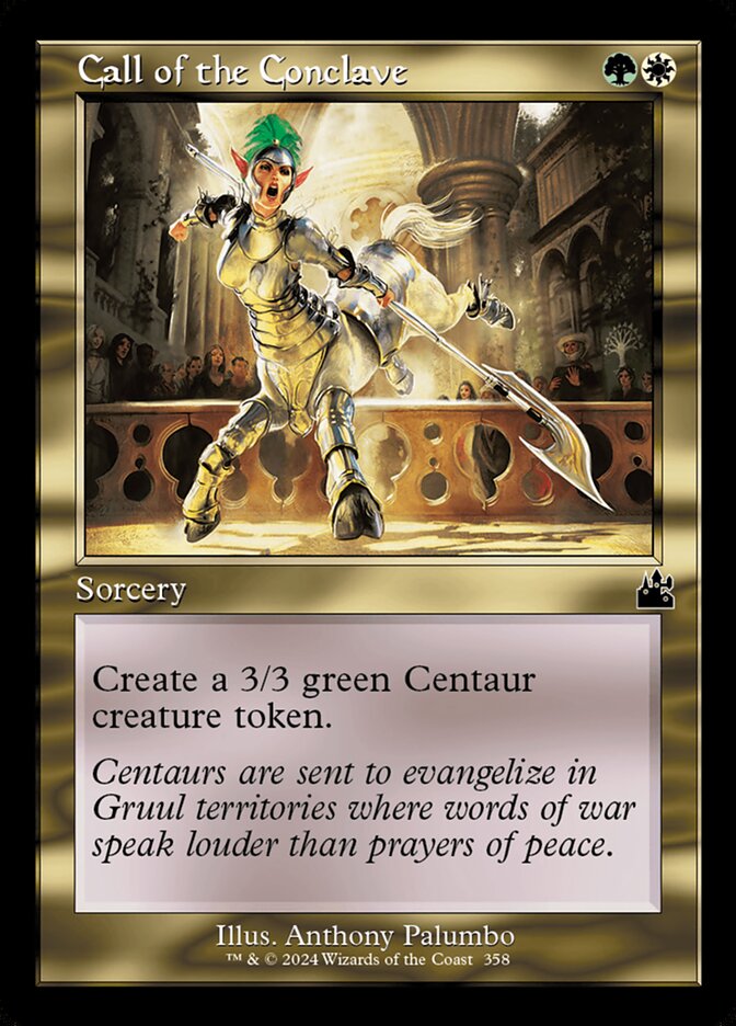 Card Scan of Call of the Conclave | RVR (Retro Frame)