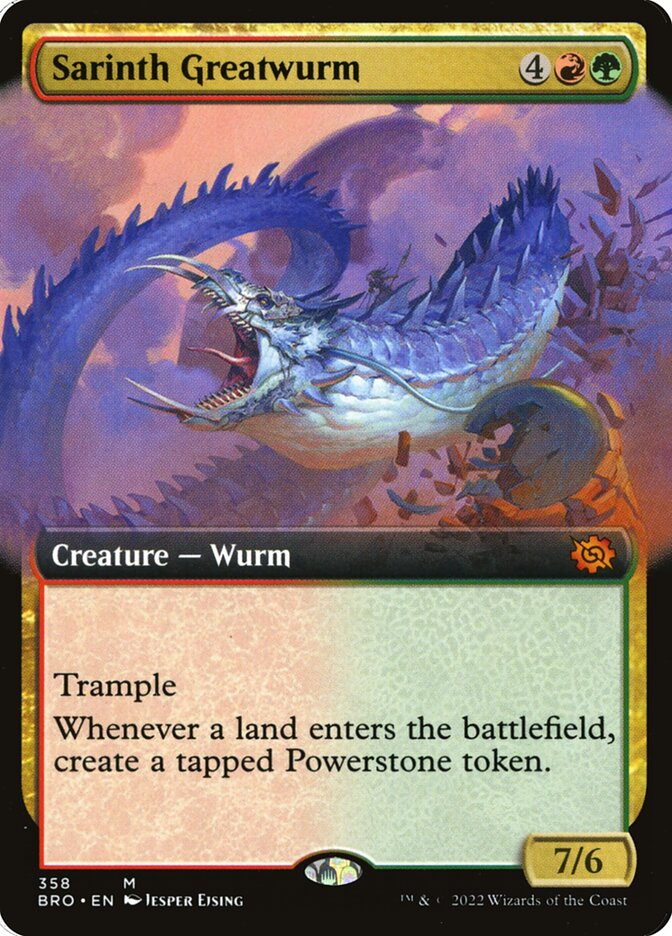 Sarinth Greatwurm | BRO (Extended Art)