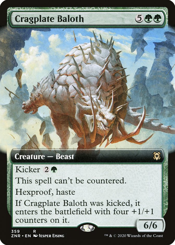 Cragplate Baloth | ZNR (Extended Art)