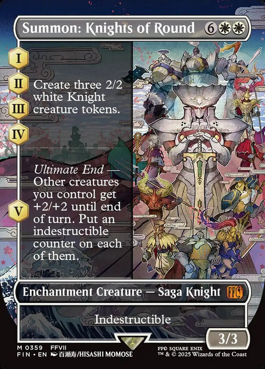 Summon: Knights of Round | FIN (Borderless Alternate Art)