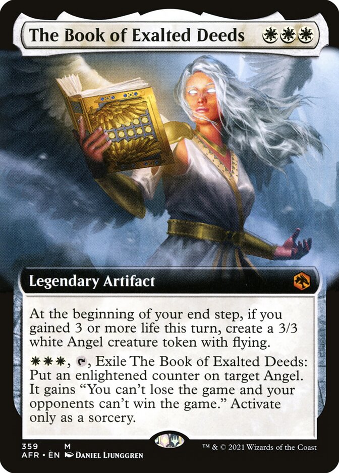 The Book of Exalted Deeds | Extended Art | AFR (Foil)