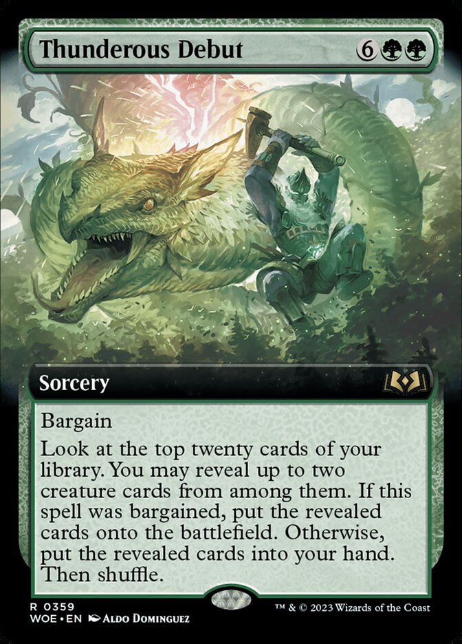 Thunderous Debut | WOE (Extended Art)