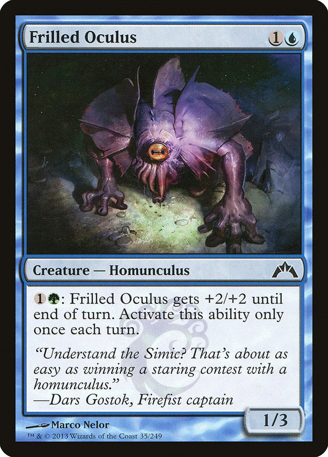 Card Scan of Frilled Oculus | GTC