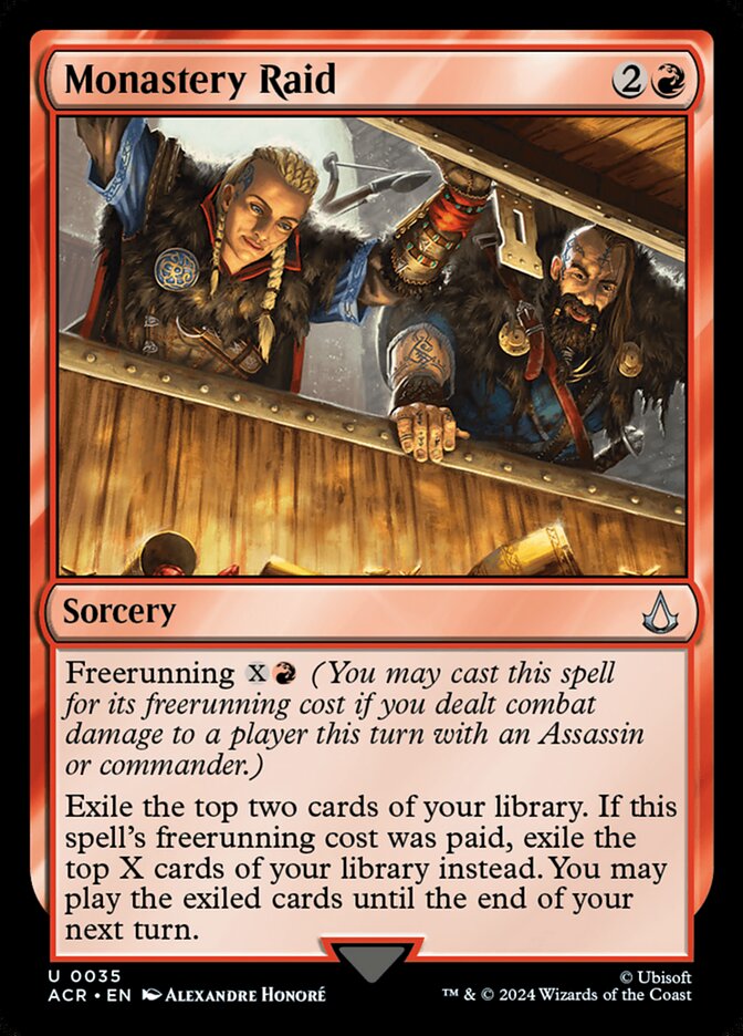 Card Scan of Monastery Raid | ACR