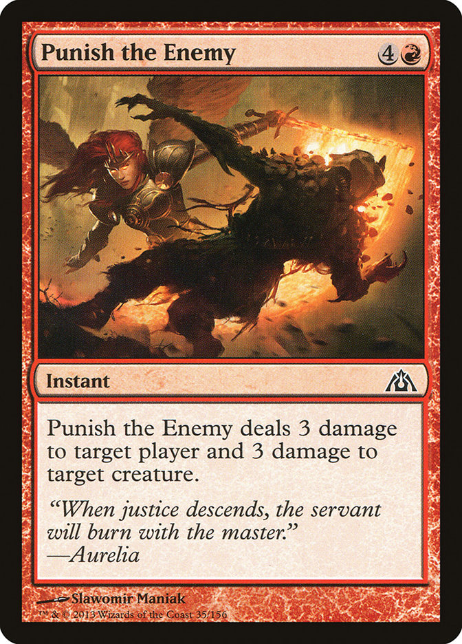 Card Scan of Punish the Enemy | DGM
