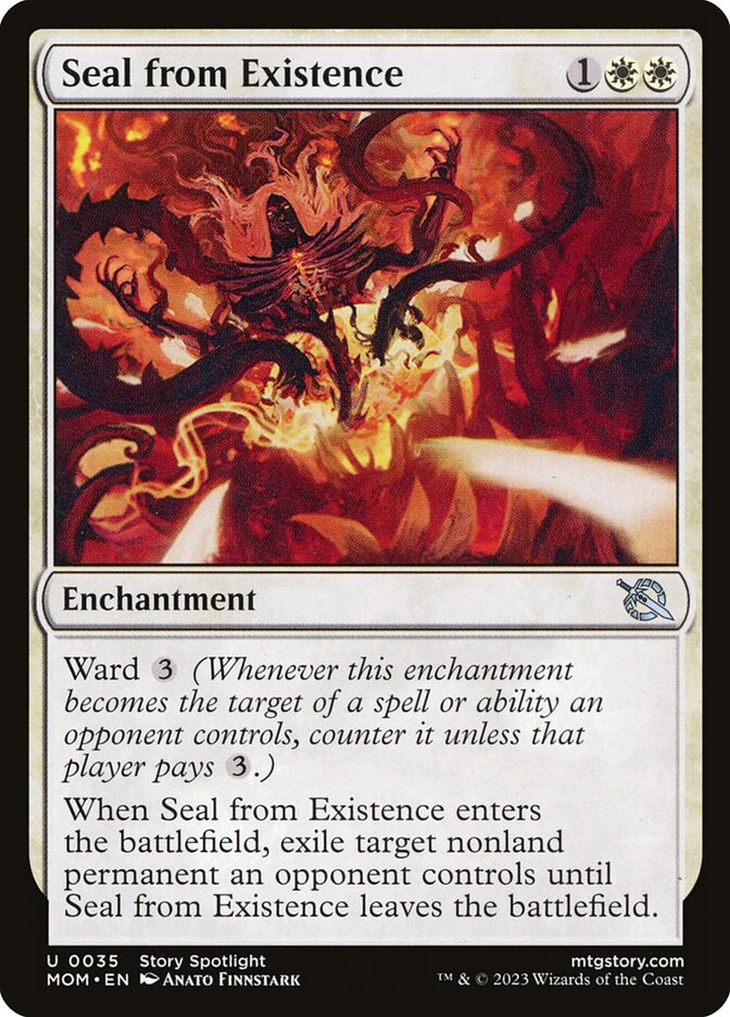 Card Scan of Seal from Existence | MOM