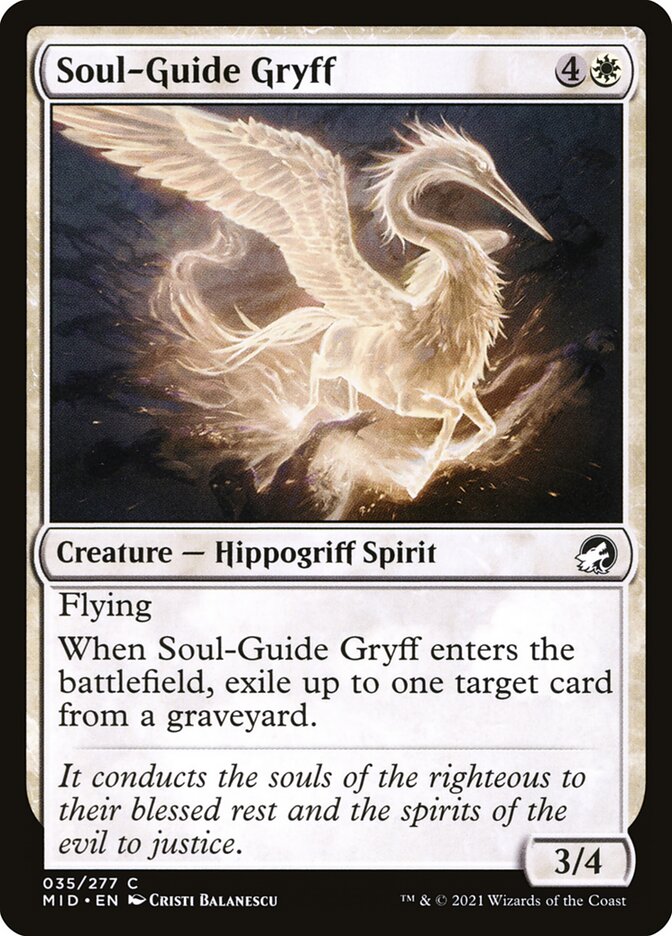 Card Scan of Soul-Guide Gryff | MID