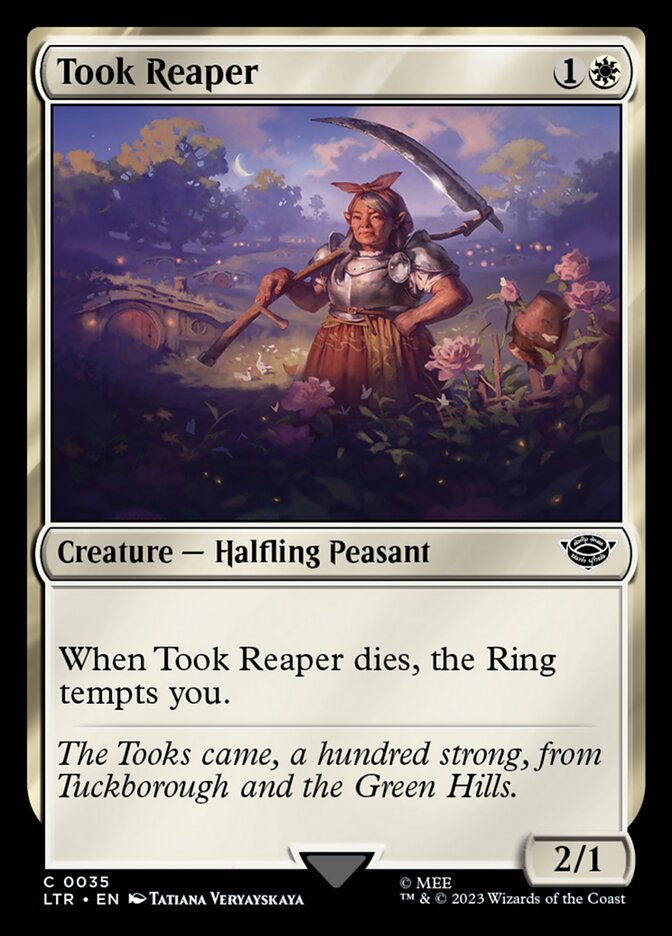 Card Scan of Took Reaper | LTR