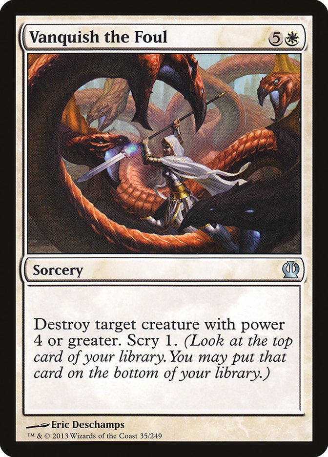 Card Scan of Vanquish the Foul | THS