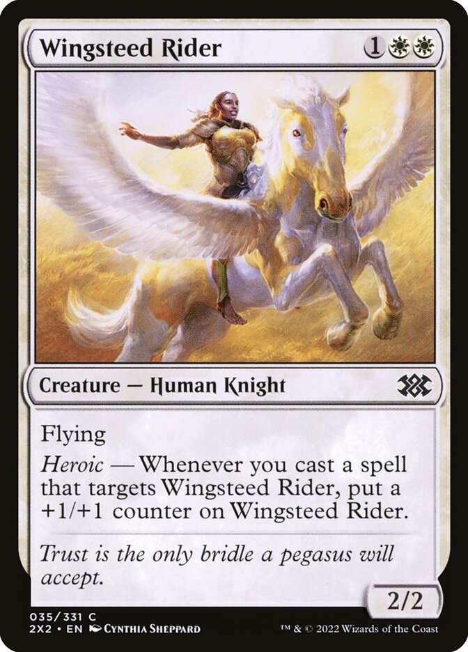 Card Scan of Wingsteed Rider | 2X2