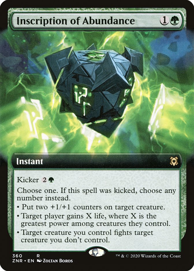Inscription of Abundance | ZNR (Extended Art)