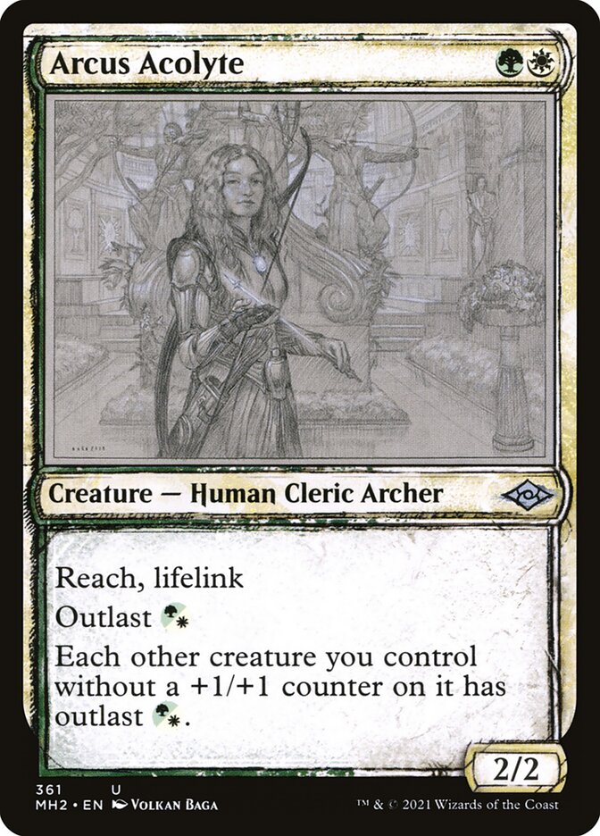Card Scan of Arcus Acolyte | MH2 (Showcase)