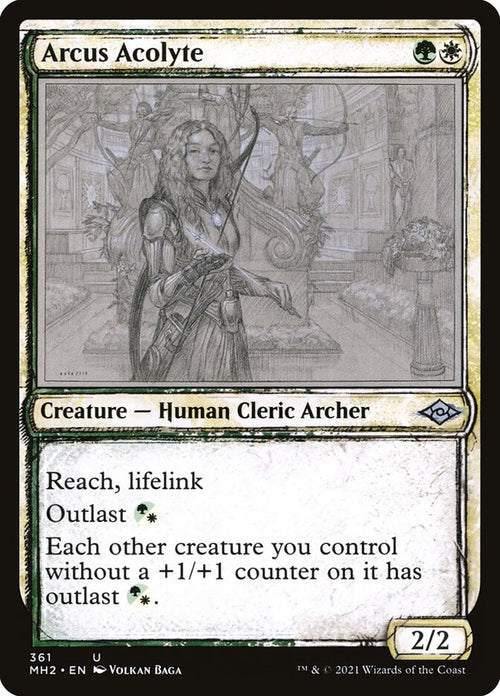Card Scan of Arcus Acolyte | MH2 (Showcase)