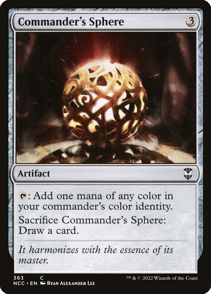 Commander's Sphere Card Scan