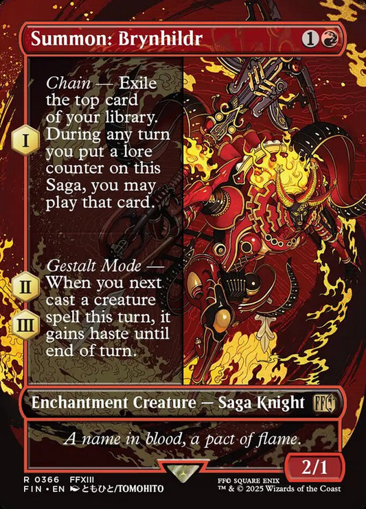 Summon: Brynhildr | FIN (Borderless Alternate Art)