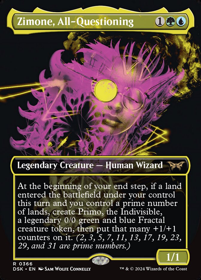 Card Scan of Zimone, All-Questioning | DSK (Double Exposure)