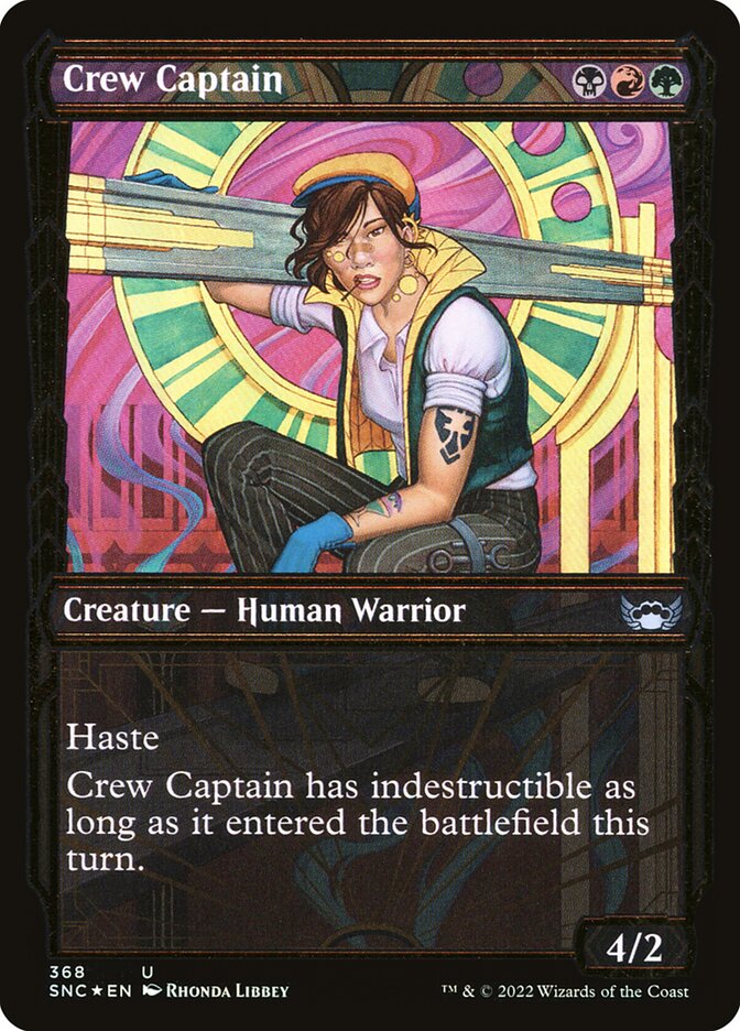 Crew Captain | Gilded Foil | SNC (Foil) - Card Scan